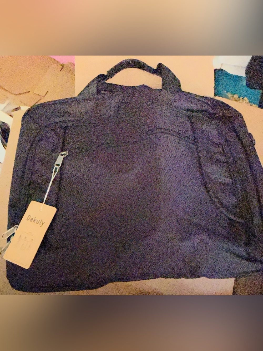 Black Travel Briefcase laptop case